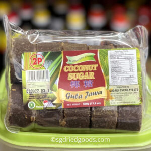 A packet of Coconut Sugar Gula Melaka 2P