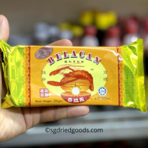A packet of belacan Shrimp