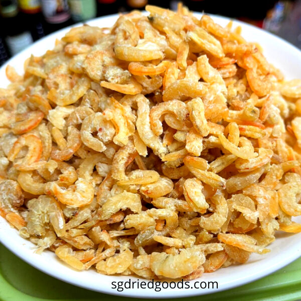 A plate of Dried Shrimp
